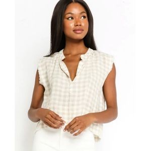 Olivaceous Checker Top NWT